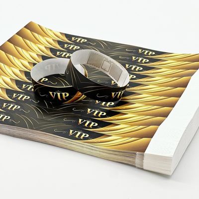 Eventos Scenários de uso de festas Logotipo personalizado Pulseiras RFID impressas com função NFC