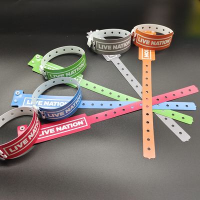Shanghai PVC Material Vinyl Pulseiras Para Eventos Grande Forma e Design Livre Incluído