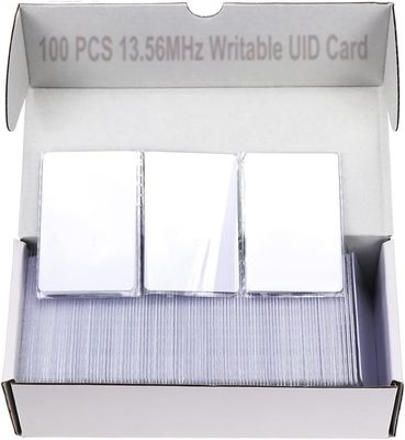 RFID personalizado 125KHZ T5577 EM4305 13.56MHZ Cartões-chave compostos reescritíveis Frequência do chip chave
