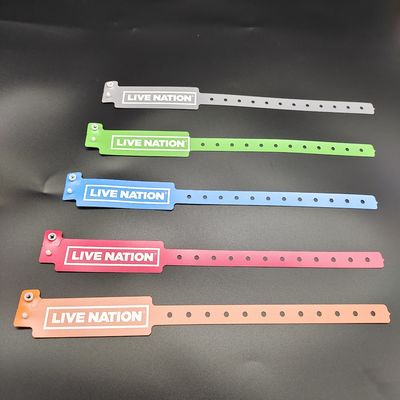 Shanghai PVC Material Vinyl Pulseiras Para Eventos Grande Forma e Design Livre Incluído