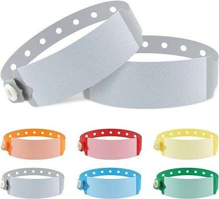 Pulseiras de vinil de PVC personalizadas antiperda para eventos e festivais