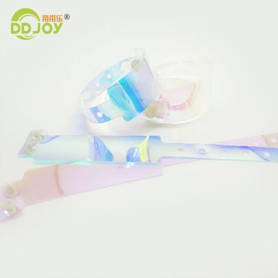 Participação favorita Colorido Gradiente Pulseira de cor Pulsão personalizada de TPU para eventos Solução de identificação