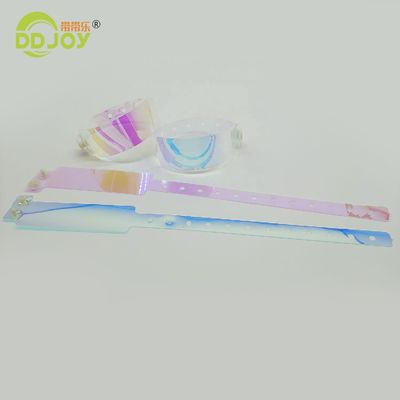 Participação favorita Colorido Gradiente Pulseira de cor Pulsão personalizada de TPU para eventos Solução de identificação