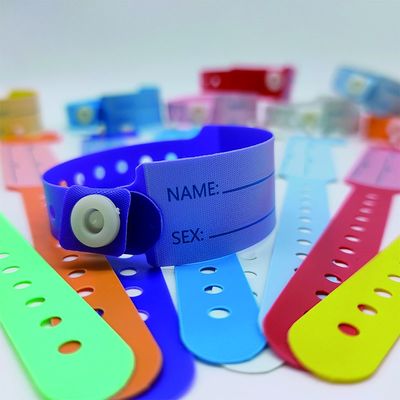 Banda de identificação médica à prova d'água descartável para adultos e crianças 250*25 mm