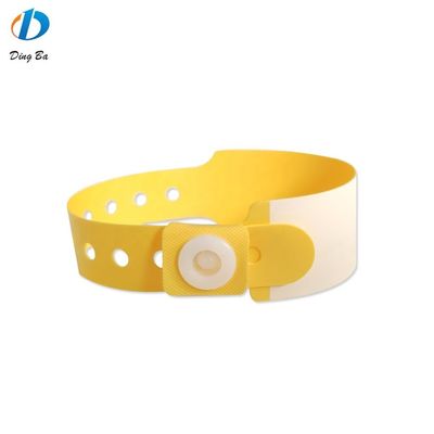 Pulseira de vinil de PVC colorida para crianças no parque de diversões 250*25mm e 170*18mm