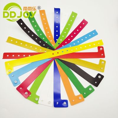 Envio DHL UPS FEDEX EMS TNT Pulseira resistente à água descartável para eventos no parque