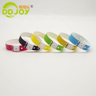 Envio DHL UPS FEDEX EMS TNT Pulseira resistente à água descartável para eventos no parque
