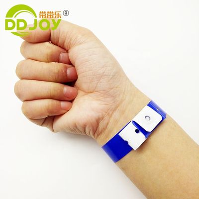 Envio DHL UPS FEDEX EMS TNT Pulseira resistente à água descartável para eventos no parque