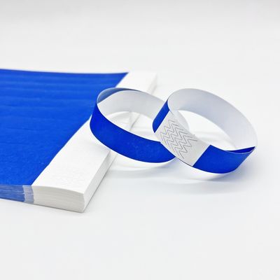 Pulseiras de pulseiras Tyvek descartáveis personalizadas com etiquetas de adesivos RFID impressos