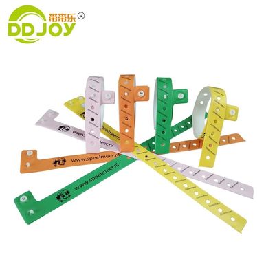 250*25mm Pulseiras de identificação de PVC descartáveis com e design personalizável