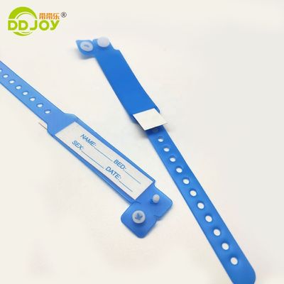 Banda de identificação do hospital estilo moda com logotipo personalizado e cartão de inserção prático
