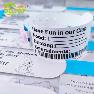 Materiais térmicos Bijuterias Materiais principais OEM ODM Pulseiras impermeáveis de identificação para adultos