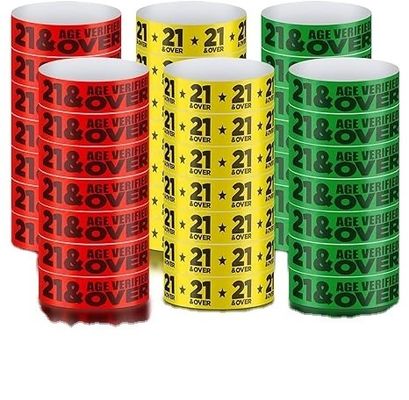 Logotipo personalizado Pulseira impressa Papel à prova d'água Pulseiras Tyvek