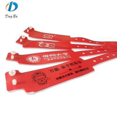 Tipo de jóias Pulseiras de plástico descartável ecológico para concertos Pulseiras de PVC/vinil