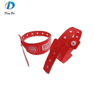 Tipo de jóias Pulseiras de plástico descartável ecológico para concertos Pulseiras de PVC/vinil