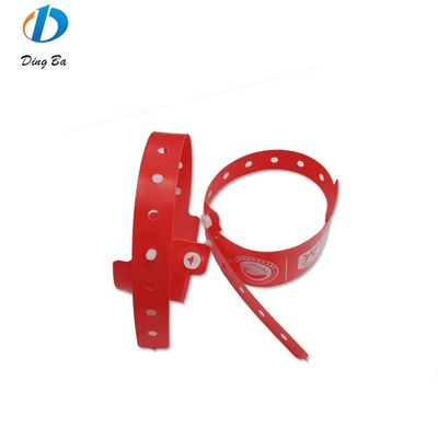 Tipo de jóias Pulseiras de plástico descartável ecológico para concertos Pulseiras de PVC/vinil