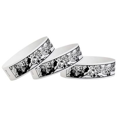 Banda de identificação de concertos Pulseiras impermeáveis para eventos e festas