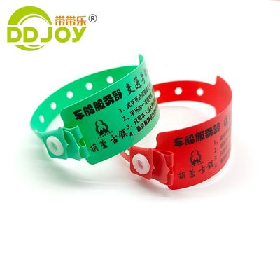 Estilo DDJOY Parque/jogo Eventos Pulseira de pulso de PVC Pulseira para identificação infantil