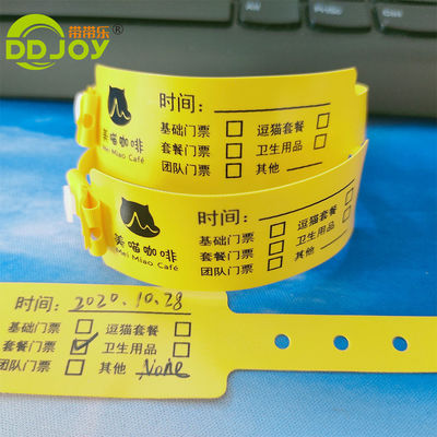 Estilo DDJOY Parque/jogo Eventos Pulseira de pulso de PVC Pulseira para identificação infantil