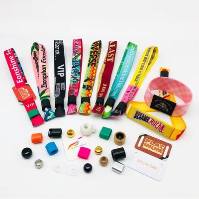 Pulseiras RFID de impressão unilateral e dupla para marcação personalizada de eventos