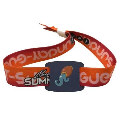 Pulseiras RFID de impressão unilateral e dupla para marcação personalizada de eventos