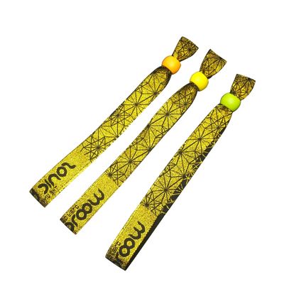 Pulseiras RFID de impressão unilateral e dupla para marcação personalizada de eventos