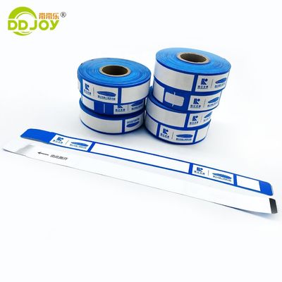 Pulseiras de papel sintético impermeáveis personalizáveis para identificação de eventos via FedEx
