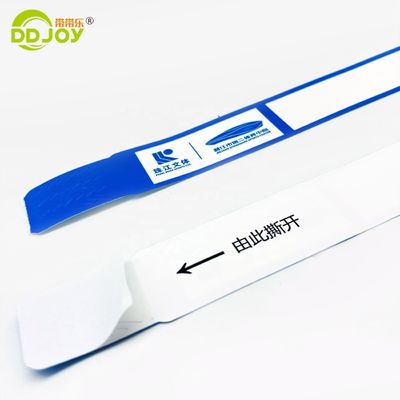 Pulseiras de papel sintético impermeáveis personalizáveis para identificação de eventos via FedEx