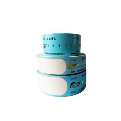 Pulseiras personalizadas com código de barras para identificação de pacientes hospitalares 257*32mm/206*25mm