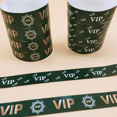 Braceletes de papel descartáveis personalizados