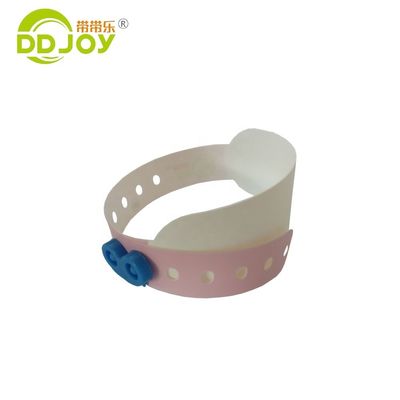 Identificação do doente personalizada Pulseira de impressão térmica segura e macia com material de papel nanocomposto