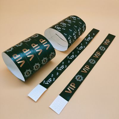 Braceletes de papel descartáveis personalizados