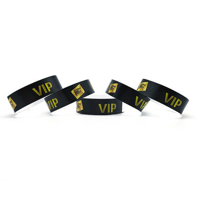 Banda de pulso customizada de Tyvek à prova d'água pronto para o Festival VIP Todos os usuários finais alvo
