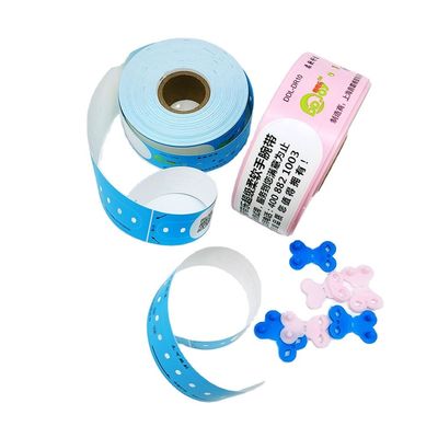 205*25mm pulseira de papel térmico para crianças para fabricação