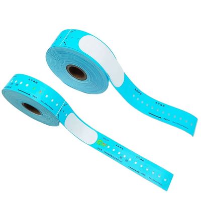 Pulseira imprimível com logotipo personalizado Pulseira de identificação usando papel de transferência térmica