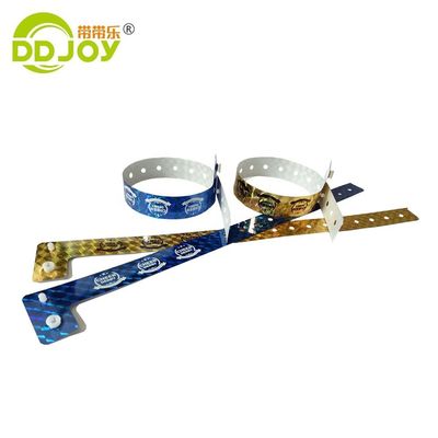 Pulseira de material holográfico em forma de L personalizável para eventos 250*25mm em laranja