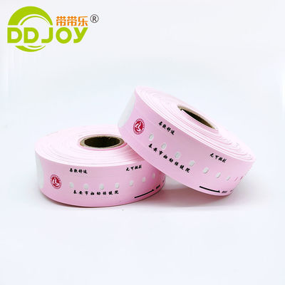 205*25mm Pulseira de Rolo de Código de Barras Personalizada para Crianças para Identificação de Paciente Hospitalar
