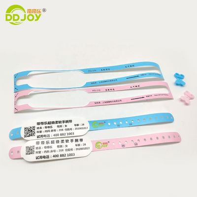 Pulseira de papel térmico para hospitais e expedição via DHL FedEx UPS EMS ou TNT