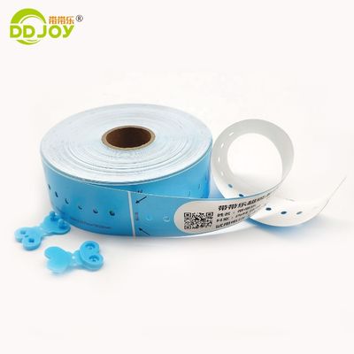 Pulseira de papel térmico para hospitais e expedição via DHL FedEx UPS EMS ou TNT