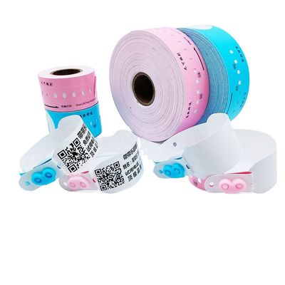 Impressora de informações personalizadas Pulseira de impressão térmica anti-gravagem para admissão ao clube