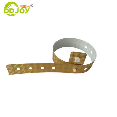 Pulseira Holográfica Personalizada Anti-Alergias Plastico Vermelho em Forma de L Pulseira Brilhante para Eventos