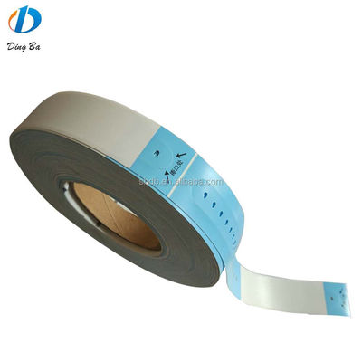 Impressão a cores Pulseira de papel sintético térmico para identificação do paciente 257*32mm