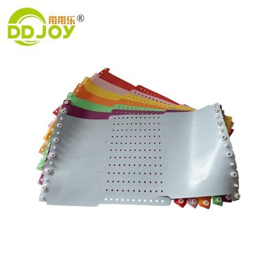 Identificação de caridade do paciente do hospital personalizada Pulseiras de PVC de vinil com informações de banda personalizadas