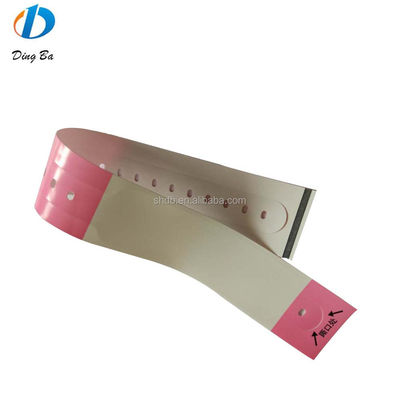 Produtos personalizados para festas de eventos Pulseira de papel térmico descartável para hospitais