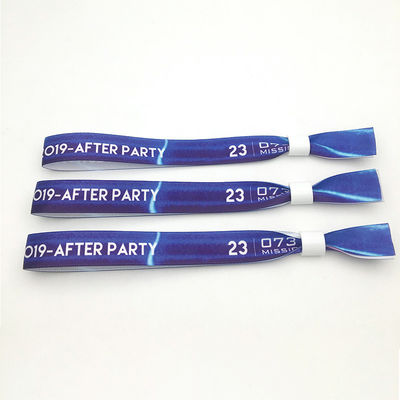 Logotipo personalizado Pulseiras RFID Tecido de cetim para eventos e festivais Destino de usuários finais