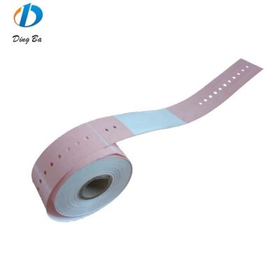 OEM Customizado Pink Impermeável Pulseira de Impressão Térmica para Identificação do Paciente