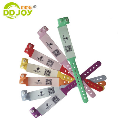 Pulsera médica descartável de identificação de PVC conveniente para ocasião de aniversário