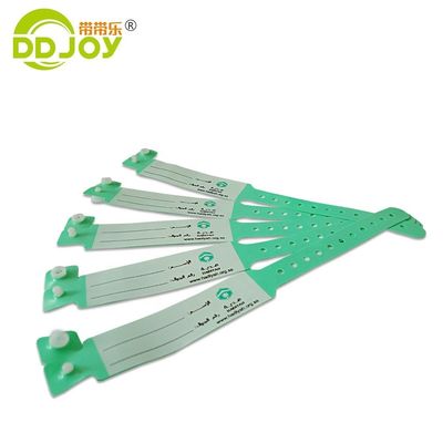 Pulsera médica descartável de identificação de PVC conveniente para ocasião de aniversário