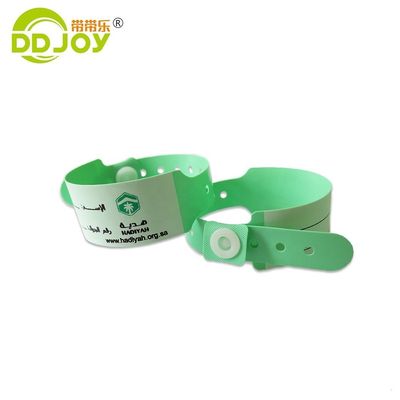Pulsera médica descartável de identificação de PVC conveniente para ocasião de aniversário