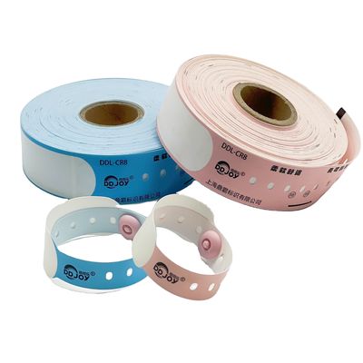 Pulseira descartável personalizada para parque infantil loteria impermeável e durável